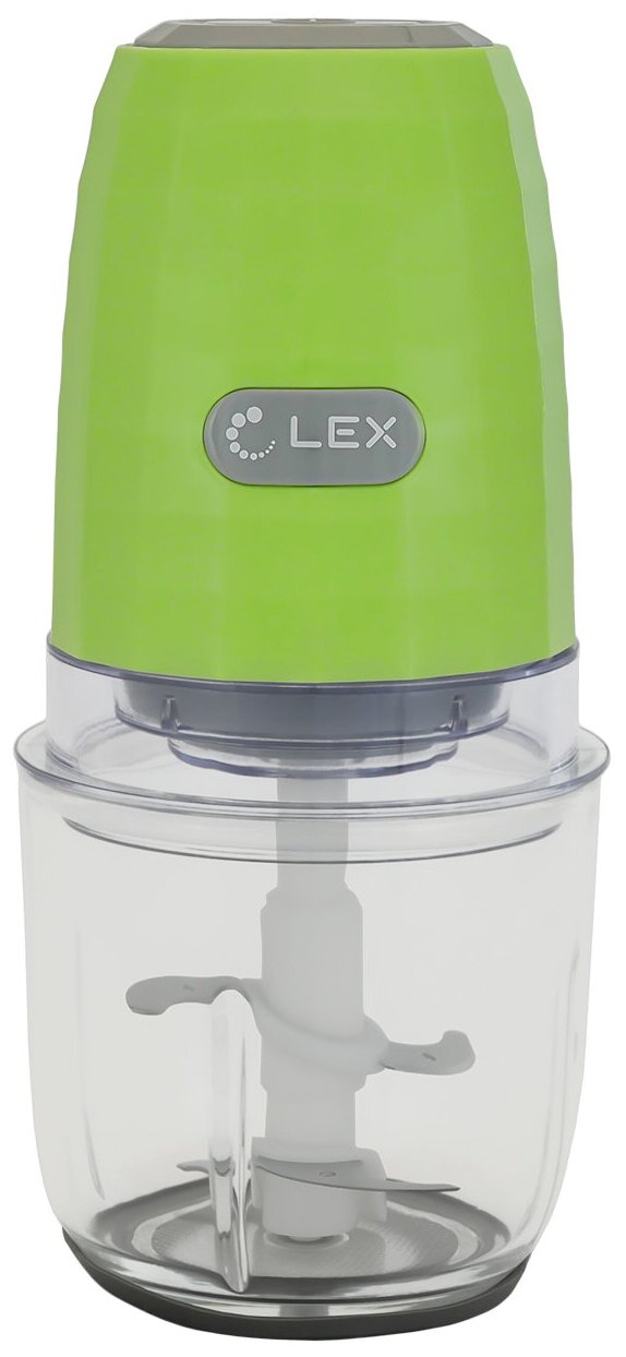 измельчитель LEX LXFP4302 300Вт чаша 0,6л зеленый - фото №4