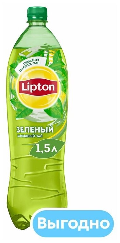 Чай Lipton Зеленый Чай 1,5 л (товар продается поштучно) - фотография № 9