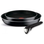 Набор посуды TEFAL Ingenio dark 24/28 см 04209820, 3 предмета - изображение