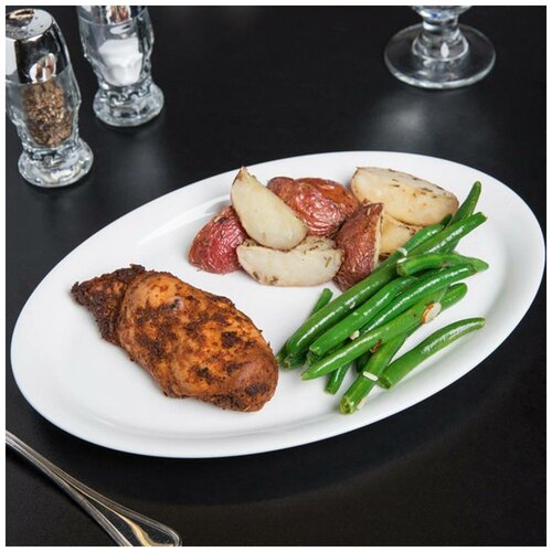 Блюдо овальное 28 см (oval plate), серия EMBASSY WHITE, Chef &Sommelier S0163