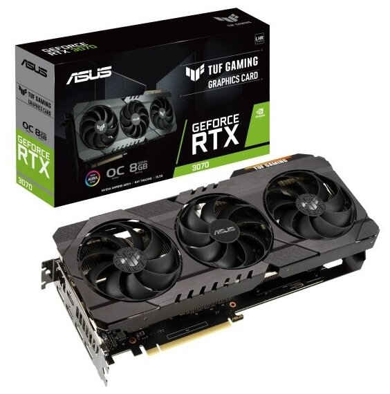 Видеокарта Asus GeForce RTX 3070 TUF GAMING OC V2 8G