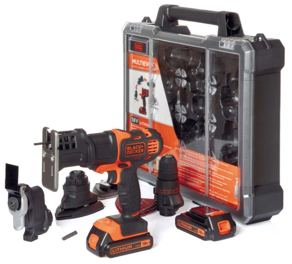    BLACK+DECKER Multievo BDMEVOKIT-RU, 4 , 2  1.5 ,  , 