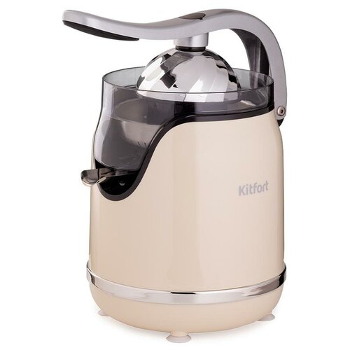 Соковыжималка KitFort КТ-1131-1 цитрусовая бежевый и серебристый 617000₽