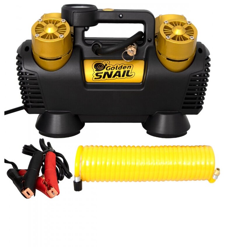 Четырехпоршневой автомобильный компрессор Golden Snail Ураган
