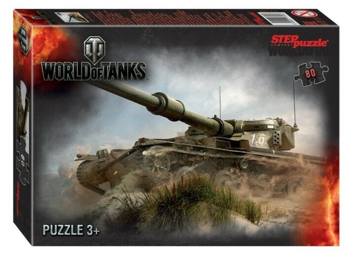 Пазл World of Tanks, 80 элемента