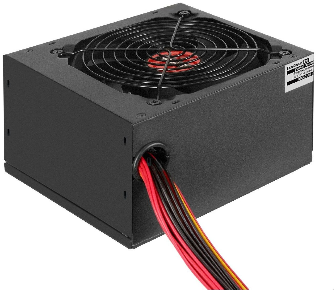 Блок питания EXEGATE 850PPE ATX APFC КПД 80 80 PLUS 12cm fan 24pin 44pin PCIe 5xSATA 3xIDE FDD black