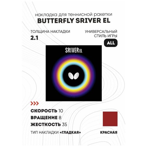 Накладка Butterfly Sriver EL