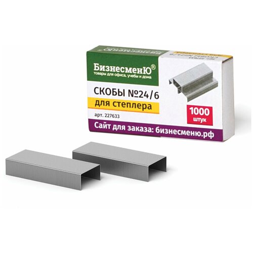 Скобы бизнесменю 227633, комплект 40 шт.
