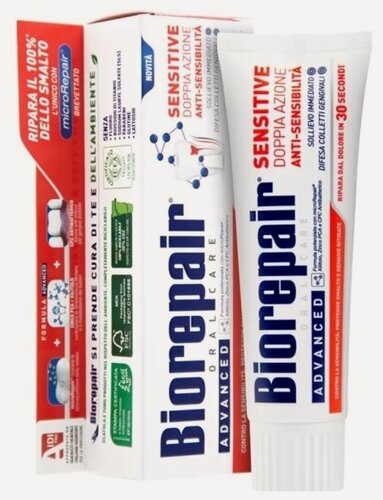 Изображение товара Зубная паста Biorepair Sensitive Double Action 75 мл