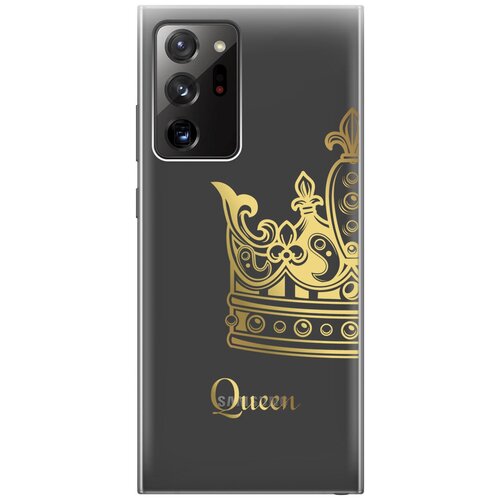 Силиконовый чехол с принтом True Queen для Samsung Galaxy Note 20 Ultra / Самсунг Ноут 20 ультра силиконовый чехол прозрачный samsung galaxy note 20 ultra