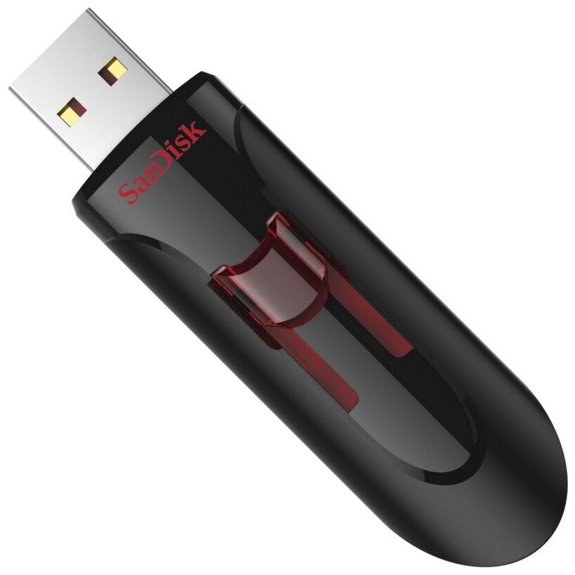 Накопитель SanDisk 256GB CZ600 Cruzer Glide черный USB3.0 Flash Drive (SDCZ600-256G-G35)