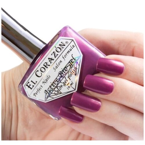 EL Corazon Лак для ногтей Shimmer, 16 мл, 423/11 el corazon топ для гель лака ideal top gel polish 7 мл
