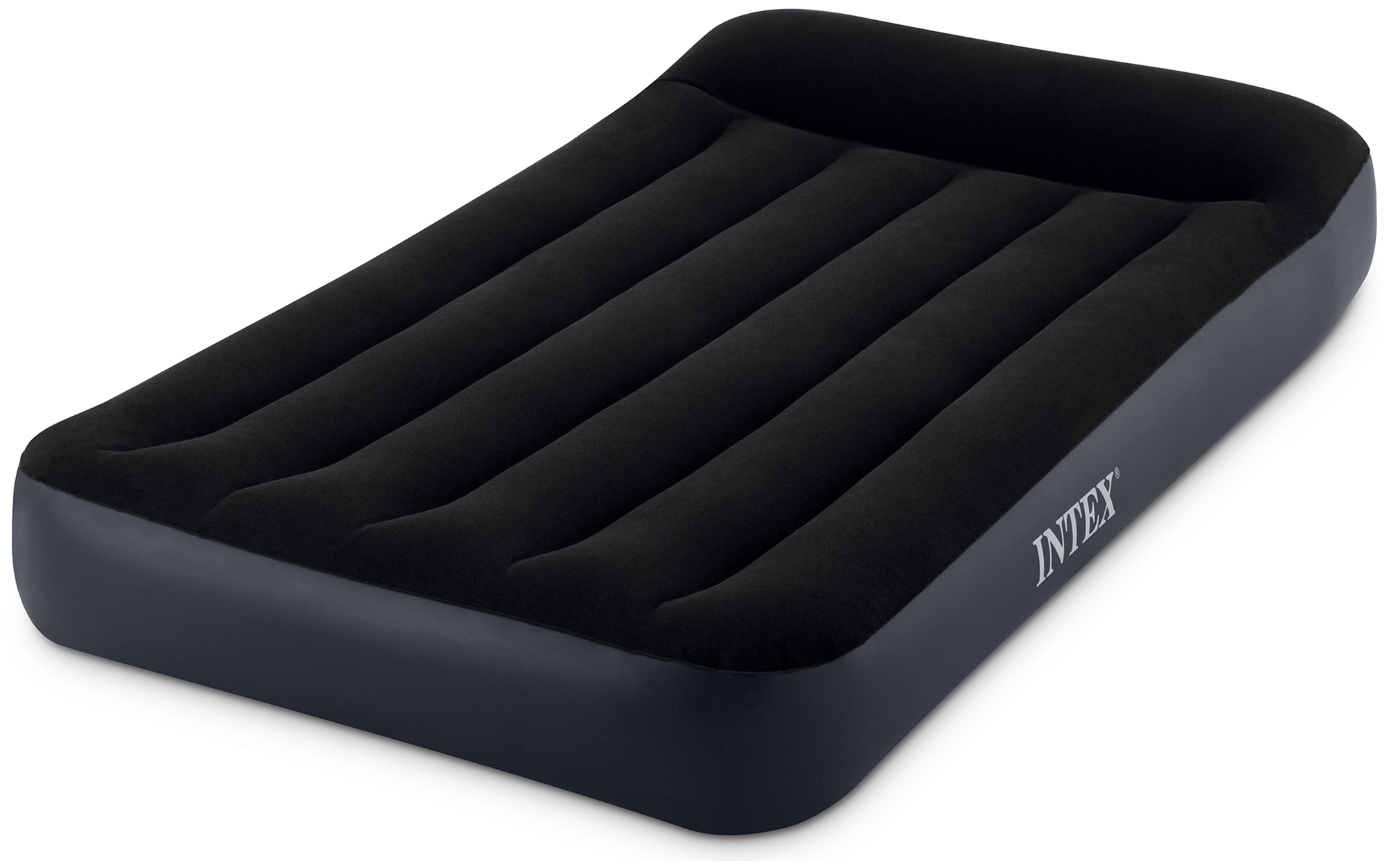 Односпальный надувной матрас Intex 64146 "Pillow Rest Classic Airbed" + насос (191х99х25см)