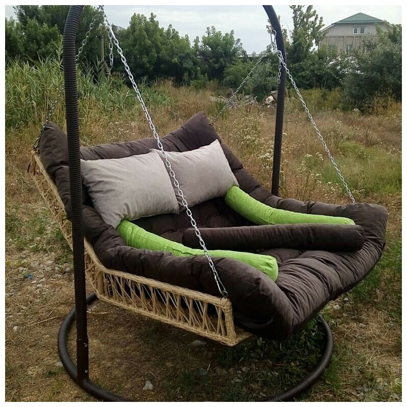 фото Лежак кровать плетеная Тартуга