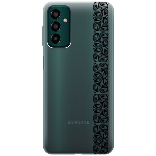 Силиконовый чехол с принтом Illusions (Line) для Samsung Galaxy M13 / Самсунг М13 силиконовый чехол на samsung galaxy m13 самсунг м13 прозрачный