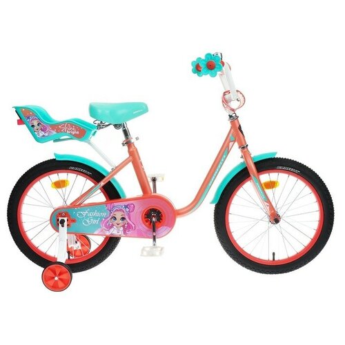 GRAFFITI Велосипед 18 Graffiti Fashion Girl цвет персиковыйтиффани 1066400₽