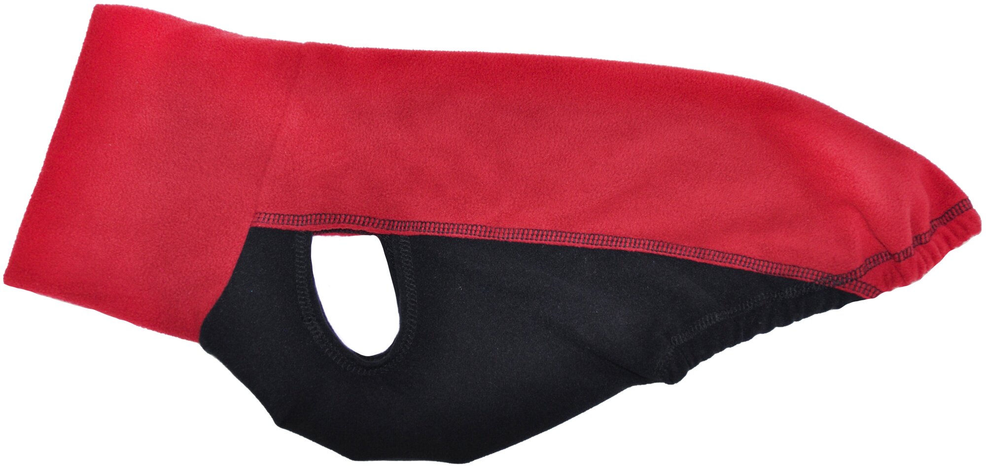 Флисовый жилет для собак, цвет бордо-черный, размер S3 - фотография № 2
