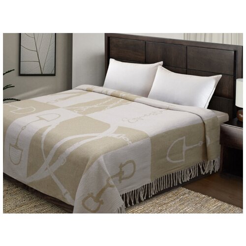 Плед ВЛТ Equestrian Look Ibiza 140x200cm Beige 121073