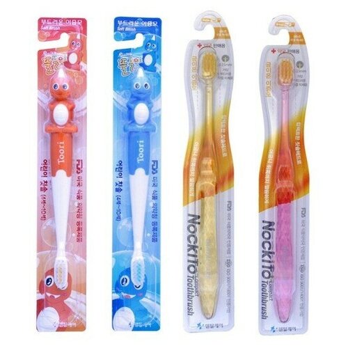 Create Щетка зубная с наночастицами золота для детей 4-10 лет и для взрослых, 4шт