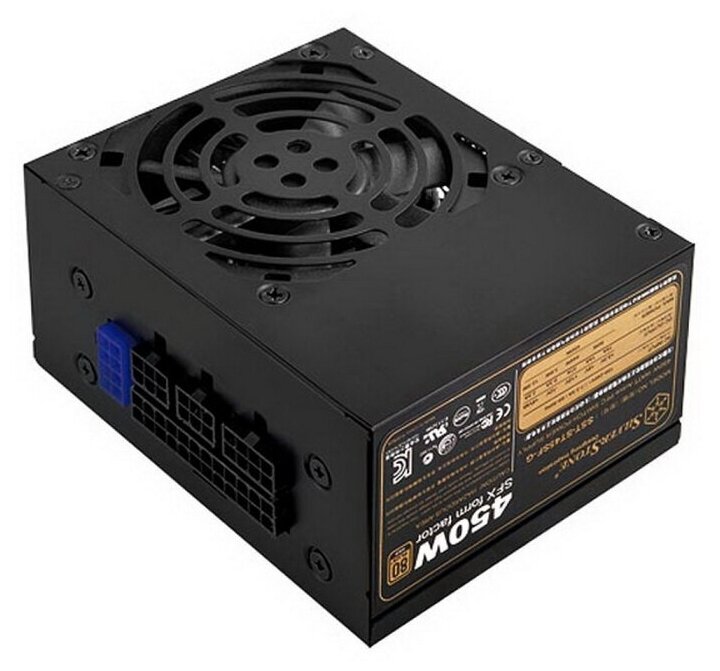 Блок питания Silverstone SST-ST45SF-G v 20 450W SFXATX 80 PLUS GOLD 80mm FAN RTL 734700₽