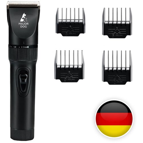 Машинка для стрижки животных Major Dog H11/ Груминг и уход/ 6500 об.мин/ 4ч. от аккумулятор/Машинка для стрижки кошек/Машинка для стрижки собак/Триммер для собак/Триммер для кошек