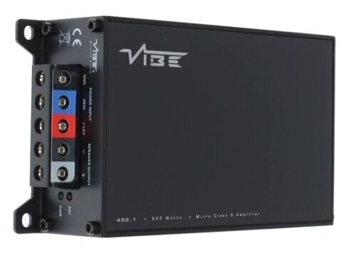 Усилитель автомобильный 1 канальный моноблок VIBE POWERBOX400.1M-V7 звука для колонок автоусилитель автозвук для машины одноканальный