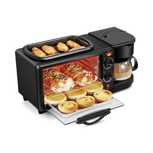 Мини печь 3 в 1 Электрическая машина для завтрака Кофемашинадуховка 479000₽