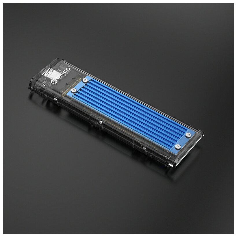 Контейнер для SSD Orico синий (ORICO-TCM2-C3-BL)
