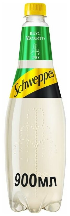 Напиток газированный Schweppes (Швепс) Мохито 0,9 л х 12 бутылок, пэт - фотография № 4