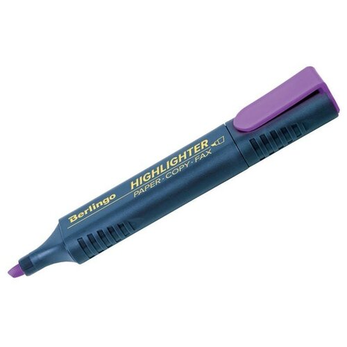 Маркер текстовый Berlingo Textline HL500, фиолетовый маркер текстовый восковой фиолетовый