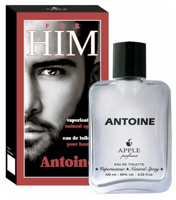 Apple Parfums Туалетная вода для мужчин For Him Antoine (Антуан Фор Хим), 100 мл