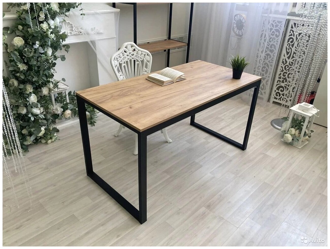 Стол письменный, компьютерный, рабочий, лофт, офисный Birman 120x60 ...