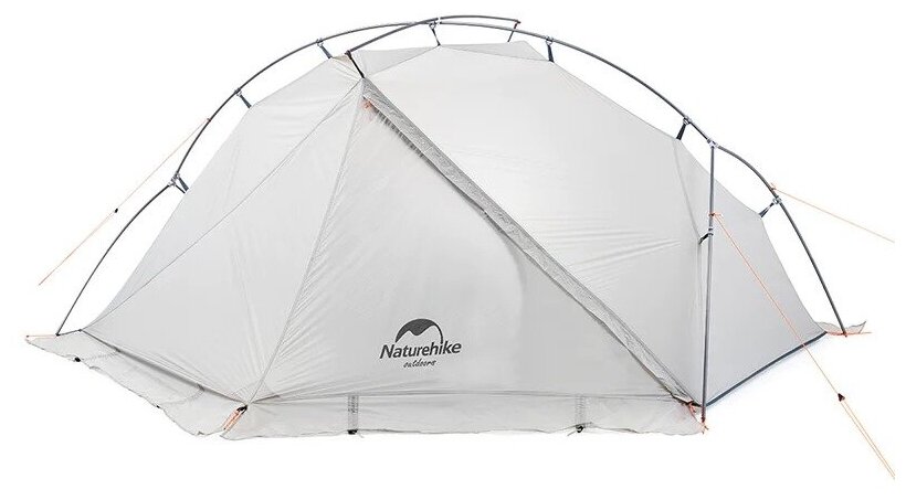 Палатка Naturehike Vik 15D Nylon Ultralight Outer Poles Tent With Snow Skirt 1 Person White