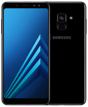 Смартфон Samsung Galaxy A8 (2018) 4/32 ГБ, Dual nano SIM, черный