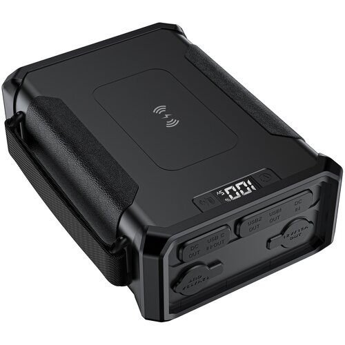 Универсальный внешний аккумулятор WATTICO Huntsman 307 Втч 96000 mAh авторозетки 12В 180 Вт заряд от солнечной батареи 2199000₽