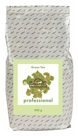 1594 Чай "Ahmad Tea","Professional", Зеленый чай, листовой, пакет, 500г - фотография № 7