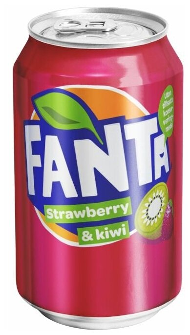 Напиток Fanta Strawberry-Kiwi Упаковка 24 шт