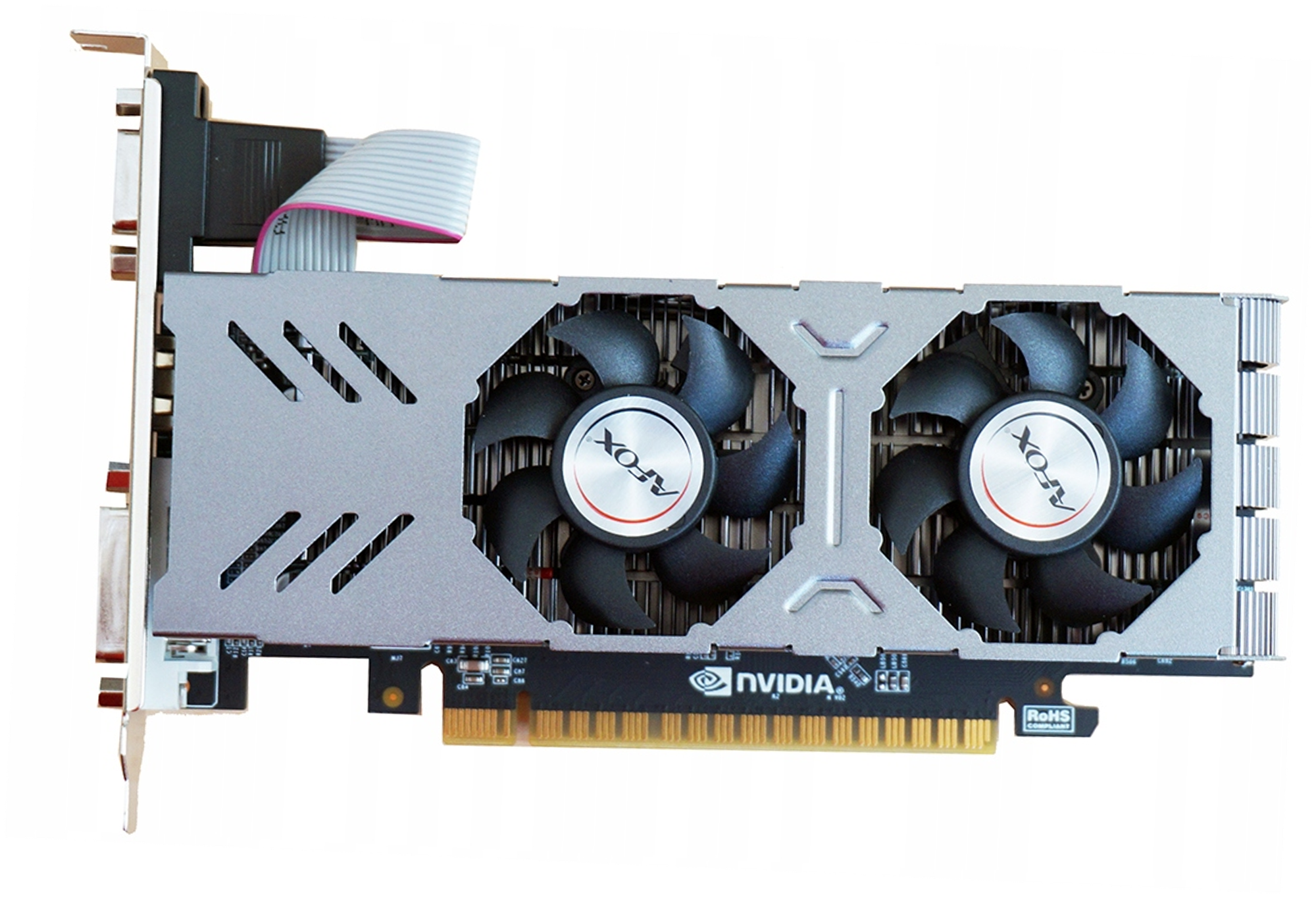 Afox GeForce GTX 750 LP V2 1020Mhz PCI-E 4096Mb 5100Mhz 128-bit VGA DVI HDMI AF750-4096D5L4-V2
