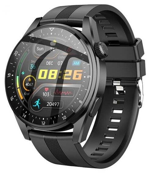Смарт часы HOCO Y9 Smart sports watch (call version), bluetooth, IP68, чёрный