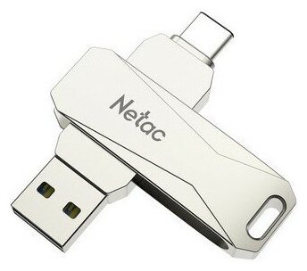 USB Flash накопитель 64Gb Netac U782C Silver