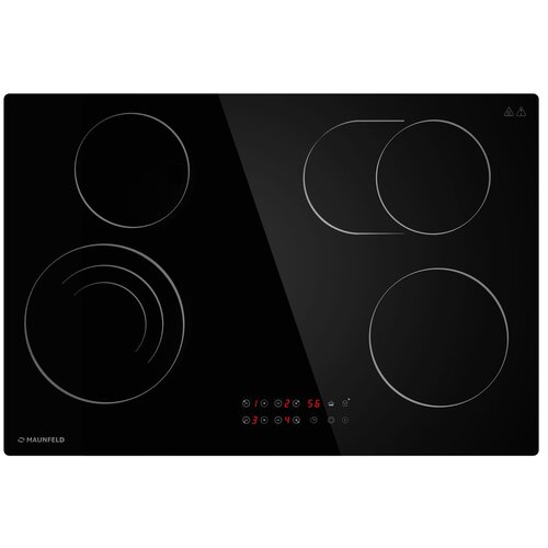 Электрическая варочная панель MAUNFELD CVCE774SMTBK Hi-Light независимая черный 2524600₽