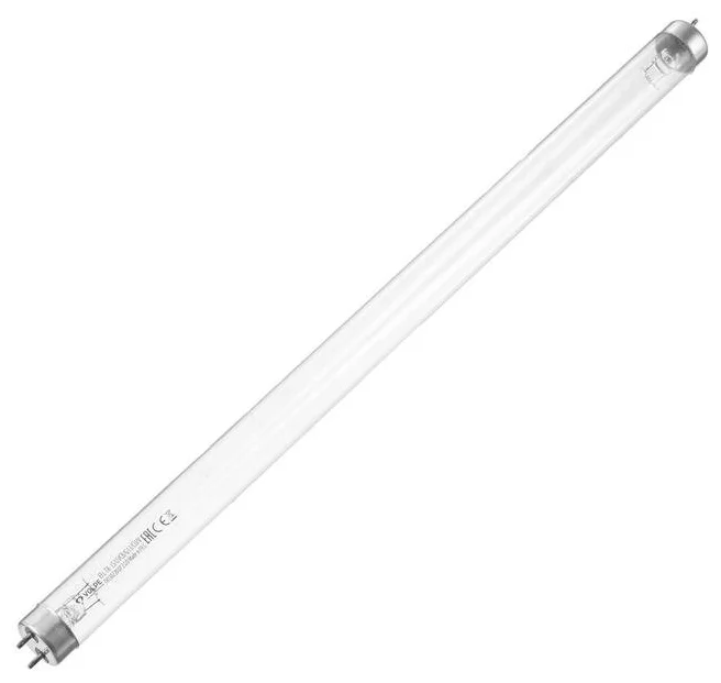 Volpe лампа у/ф бактерицидная T8 G13 15W 253.7нм 438x25 без озона EFL-T8-15/UVCB/G13/CU/V