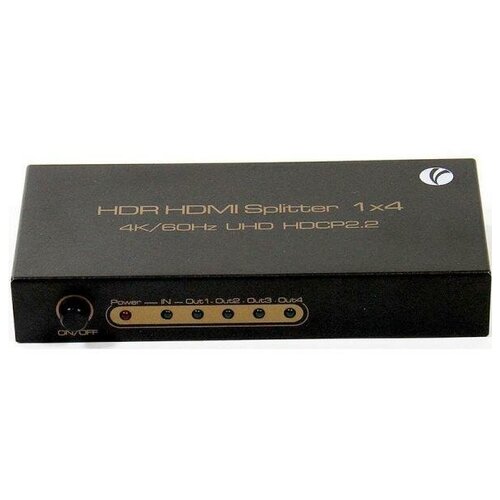 Разветвитель HDMI Spliitter 1=>4 2.0v, VCOM разветвитель vcom hdmi spliitter 1