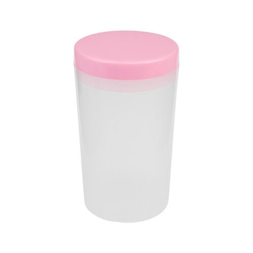 Стаканчик-подставка для мытья кистей с розовой крышкой IRISK, А106-03-03 стаканчик подставка для мытья кистей с белой крышкой irisk а106 03 01