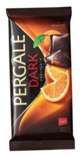 Темный шоколад Pergale с апельсиновой начинкой 100 гр - фотография № 10