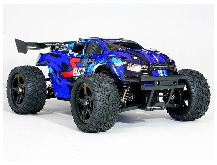 Радиоуправляемые трагги Remo Hobby S-EVOR 4WD 2.4G 1/16 RTR + Li-Ion и З/У; Синий