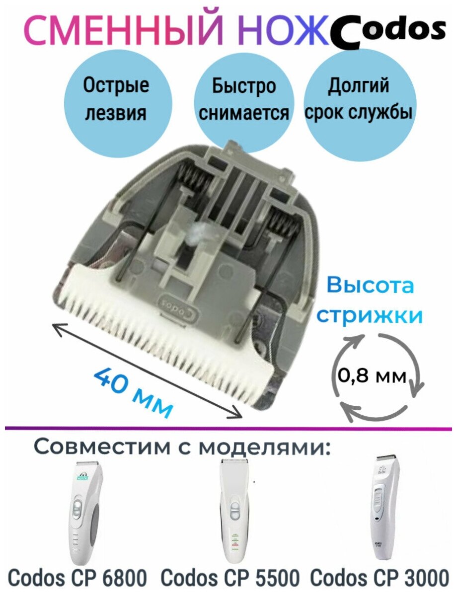 Нож Codos CP-6800/5500/3000 - фотография № 2