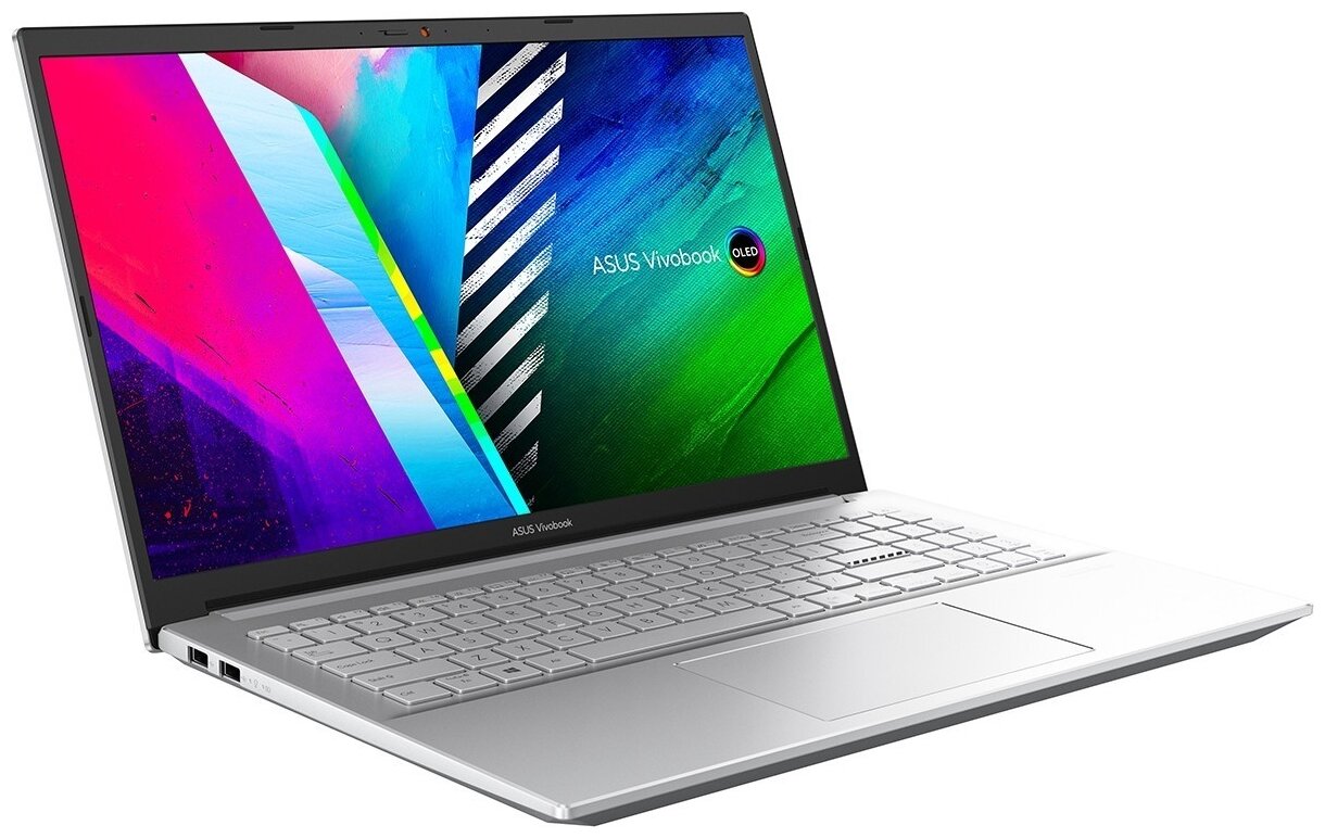 ASUS Vivobook Pro 15 M3500QA-L1067 AMD Ryzen 5 5600H/8Gb/256Gb SSD/15.6" FHD OLED 600nits(1920x1080)/DOS/1.65Kg/Cool Silver Aluminum