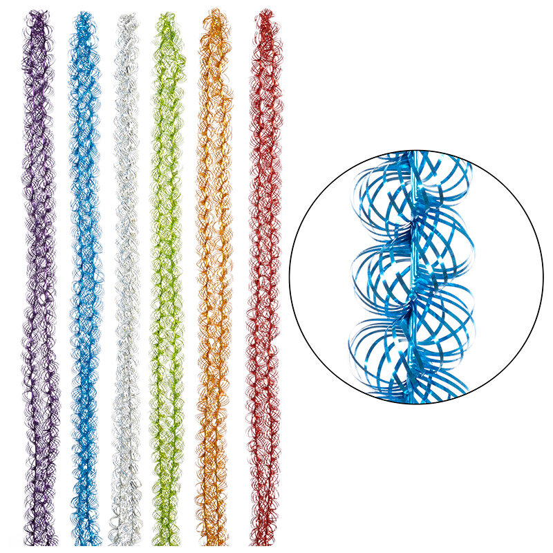 фото Мишура "Вьюга" 2м*3,5см, цвет ассорти, 1 слой