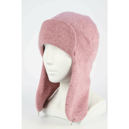 фото Шапка ушанка ferz, размер uni, розовый